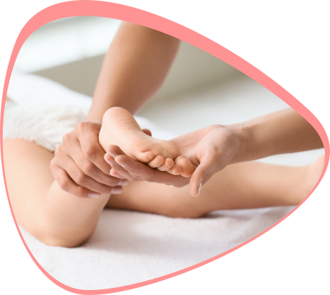 terapia neurotaktylna, masaż stopy